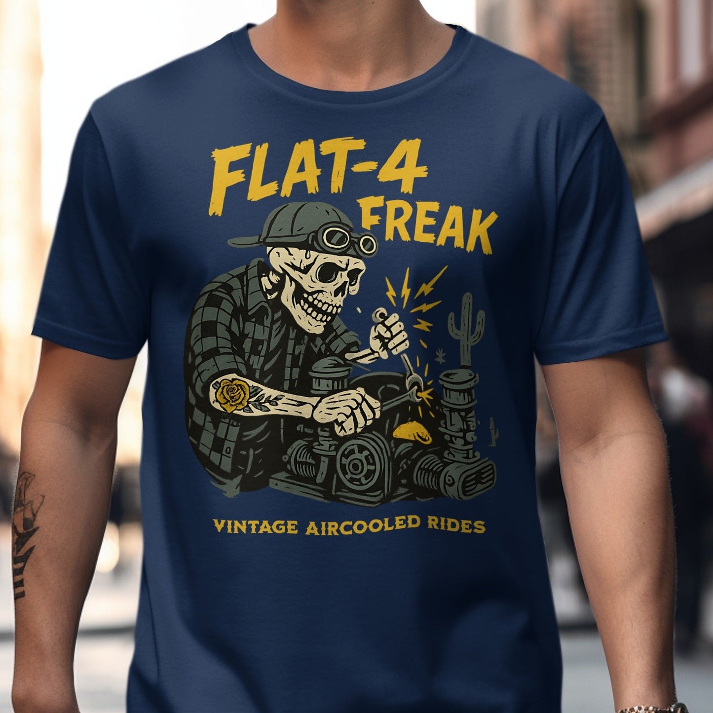 Flat-4 Freak Vintage Aircooled Rides T-shirt product