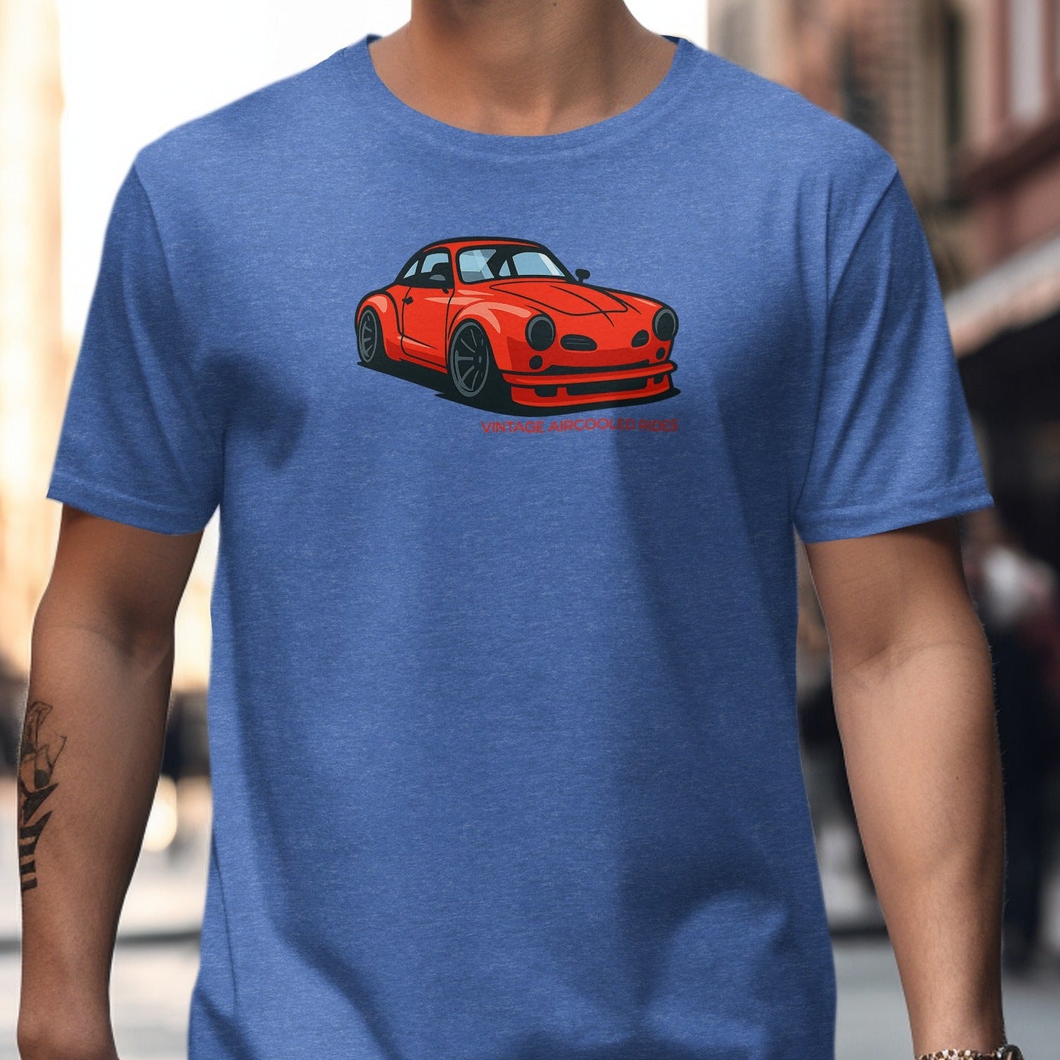 Vintage Red Sports Car Graphic T-Shirt product type