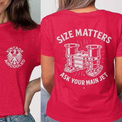 Vintage Aircooled Size Matters Graphic Tee product