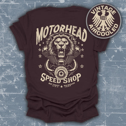 Motorhead Speed Shop Vintage Rides Aircooled T-shirt