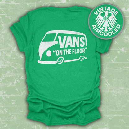 Vintage Rides Aircooled VANS On the Floor T-shirt product type