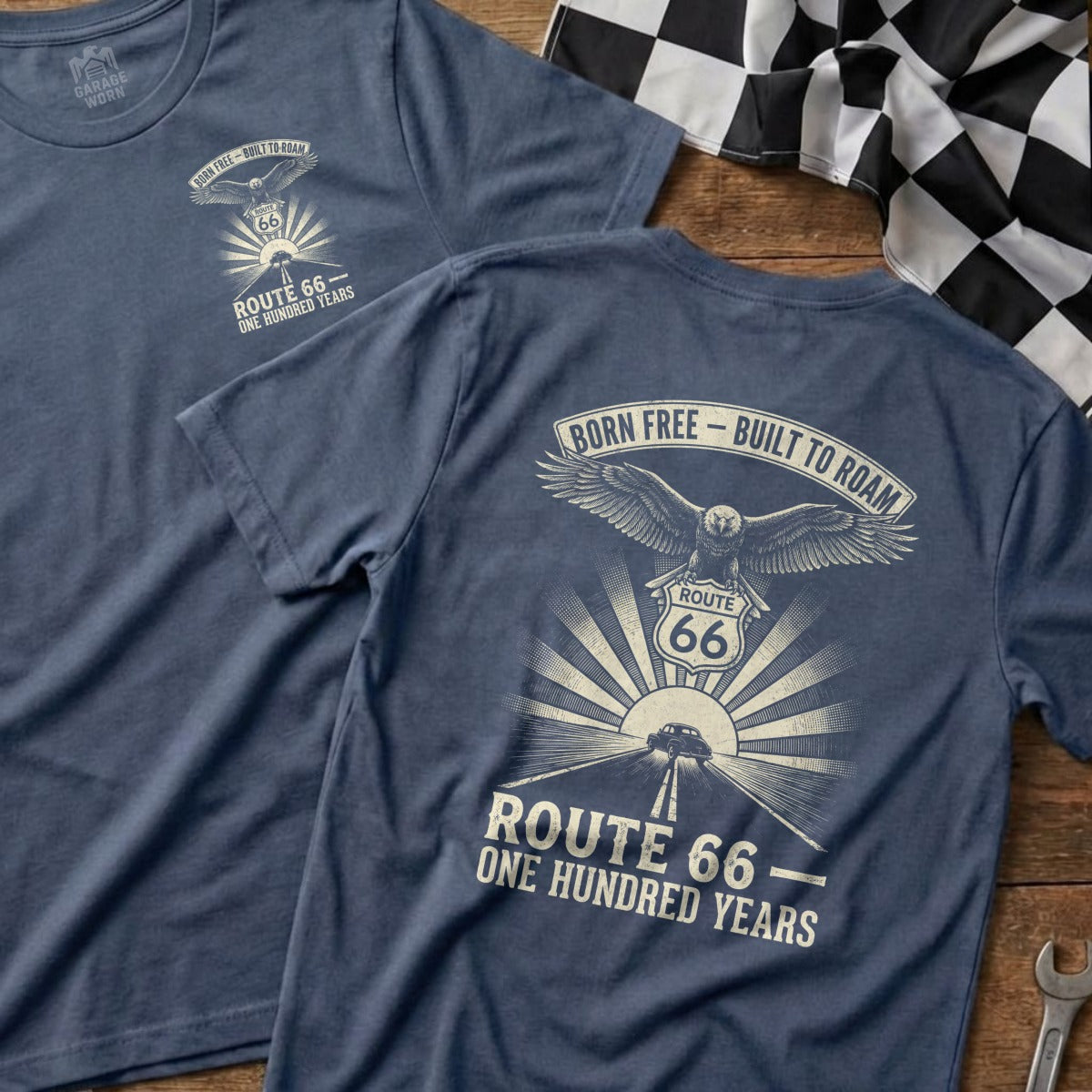 Born Free Built To Roam Route 66 One Hundred Years product type