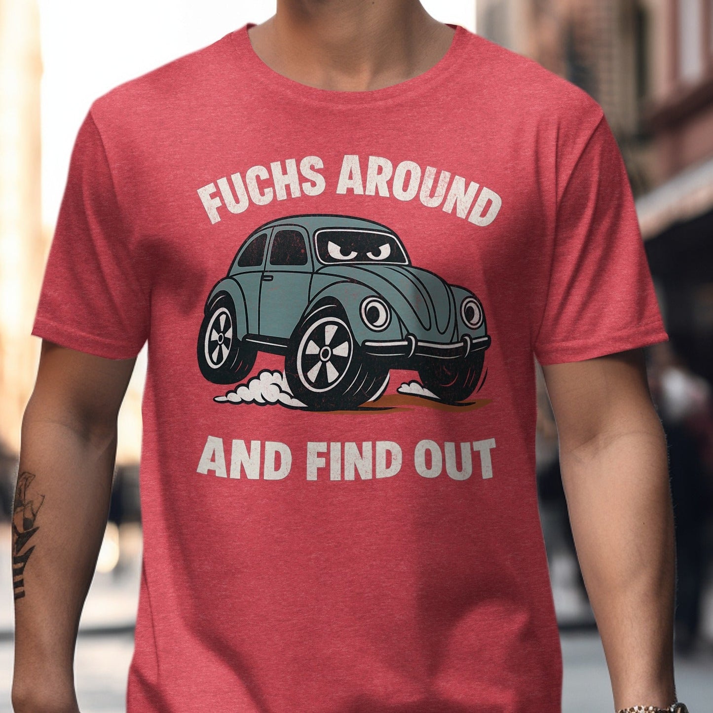Fuchs Around And Find Out Car Graphic T-shirt product