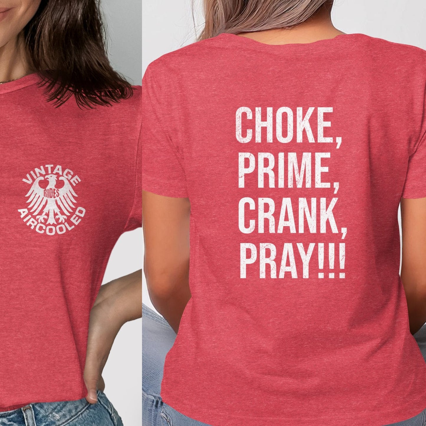 Vintage Aircooled Choke Prime Crank Pray T Shirt product