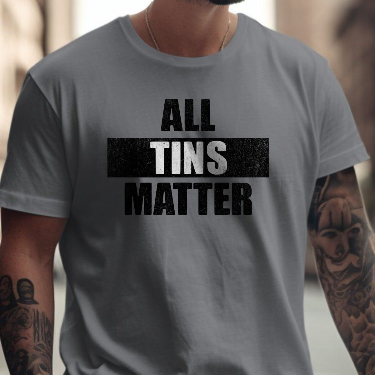 All Tins Matter Graphic Design Tee