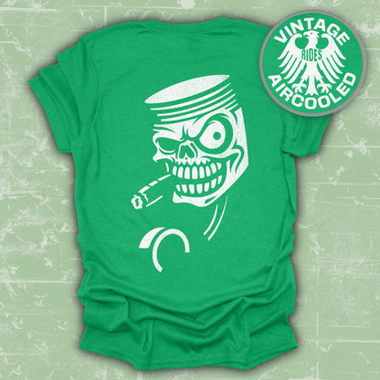 Vintage Rides Aircooled Skull Design T-shirt product type