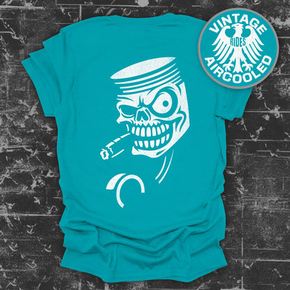 Vintage Rides Aircooled Smoking Skull T-shirt product