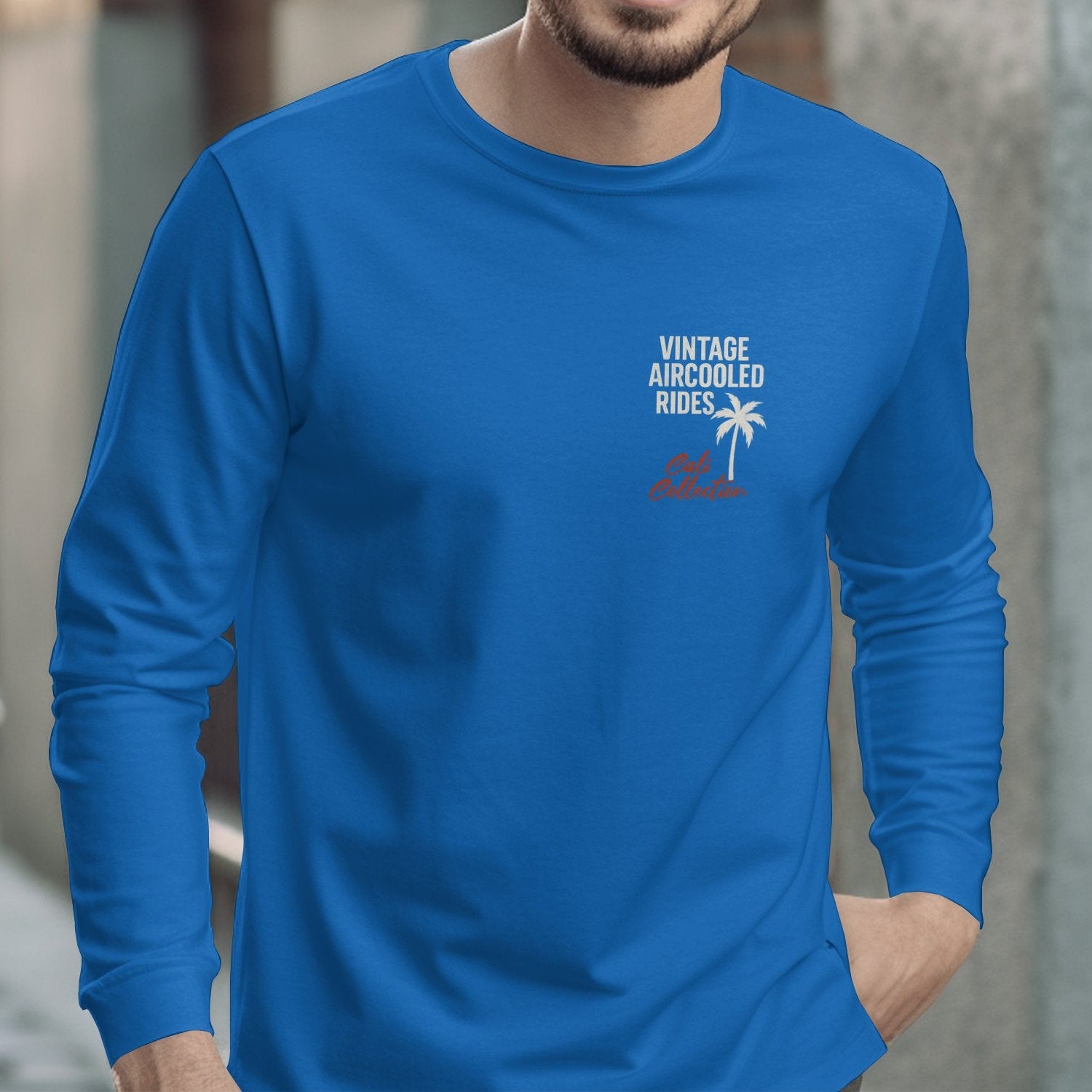 Vintage Aircooled Rides Palm Tree Long Sleeve product