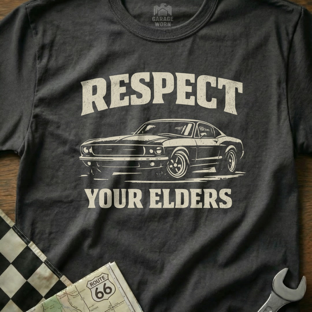 Respect Your Elders Classic Car Graphic Tee