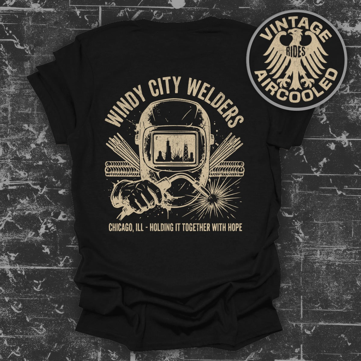 Windy City Welders Holding It Together with Hope T-shirt