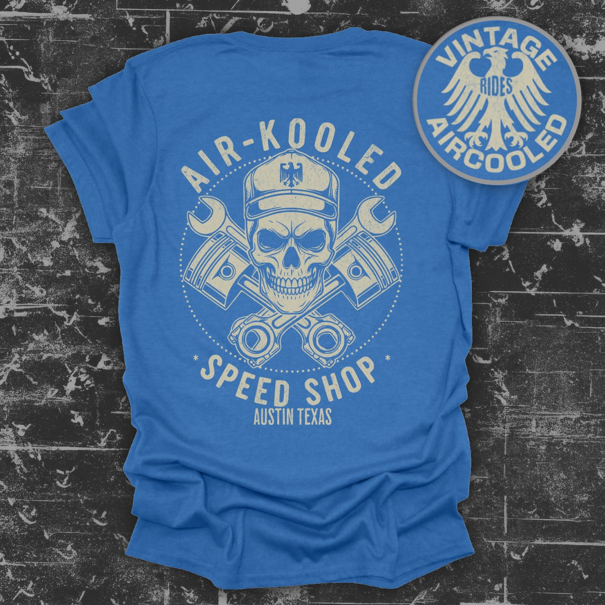 Air-Kooled Speed Shop Austin Texas Graphic T-shirt product