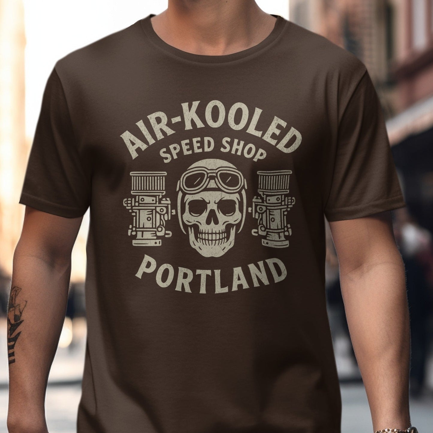Air-Kooled Speed Shop Portland Graphic Tee product