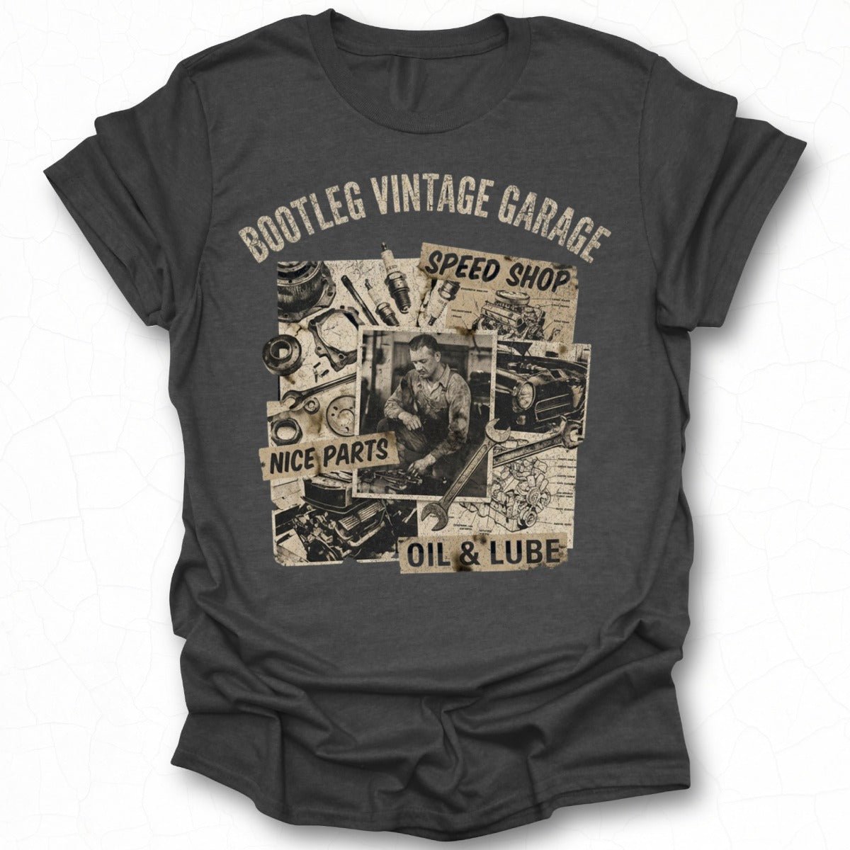 Bootleg Vintage Garage Speed Shop T-shirt Product