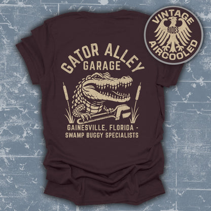 Gator Alley Garage Swamp Buggy Specialists T-shirt