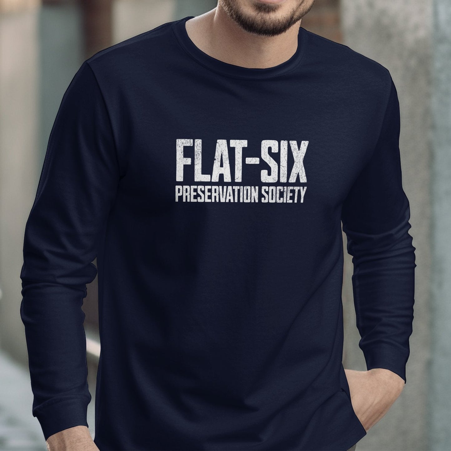 Flat-Six Preservation Society Graphic Long Sleeve Shirt