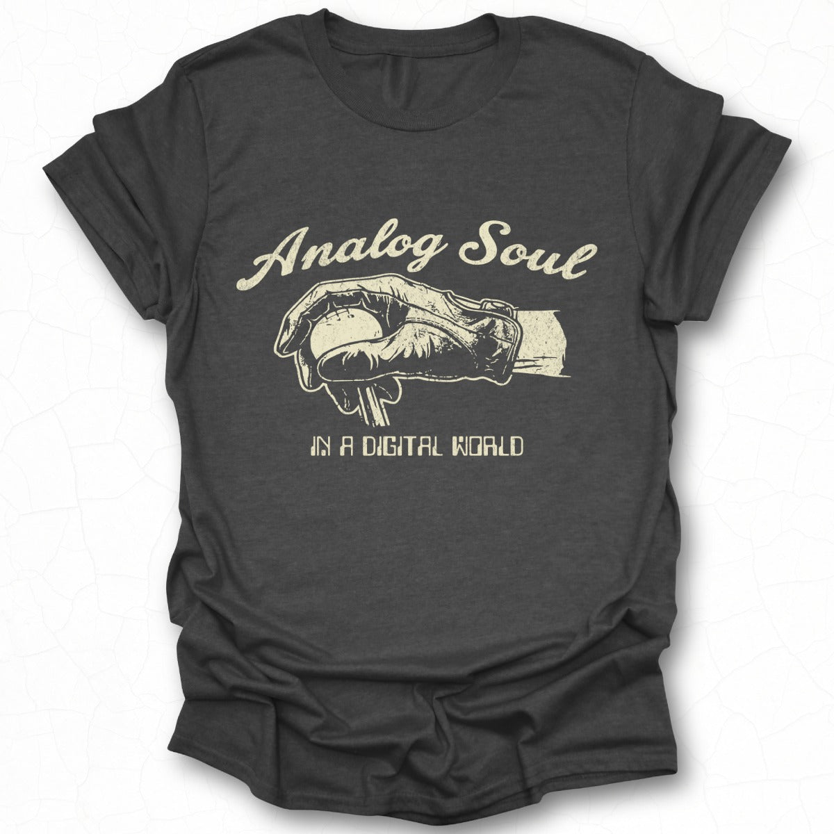 Analog Soul In A Digital World Graphic Tee Product