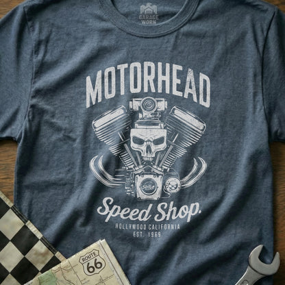 Motorhead Speed Shop Hollywood California T-Shirt