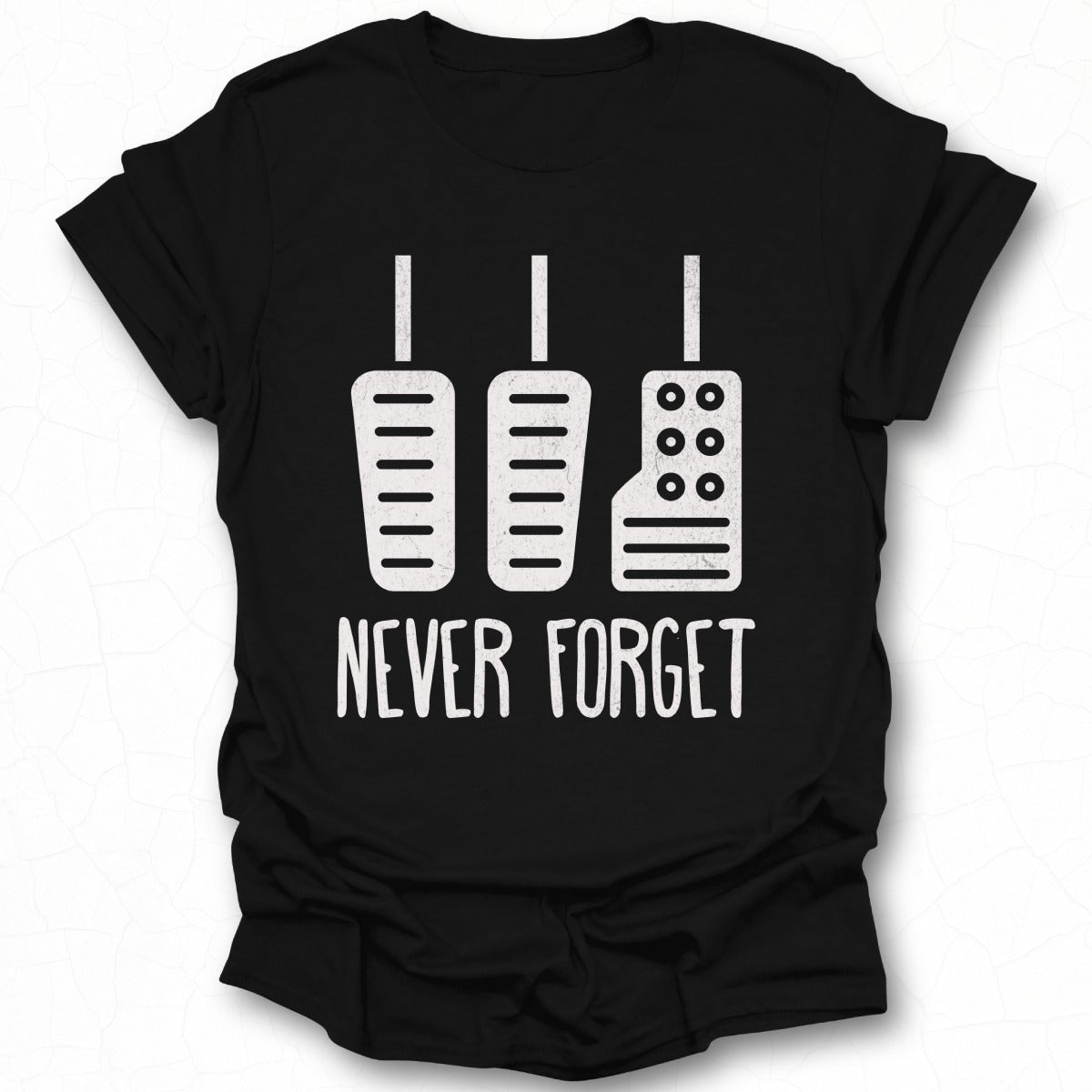 Never Forget Graphic Print Casual T-Shirt