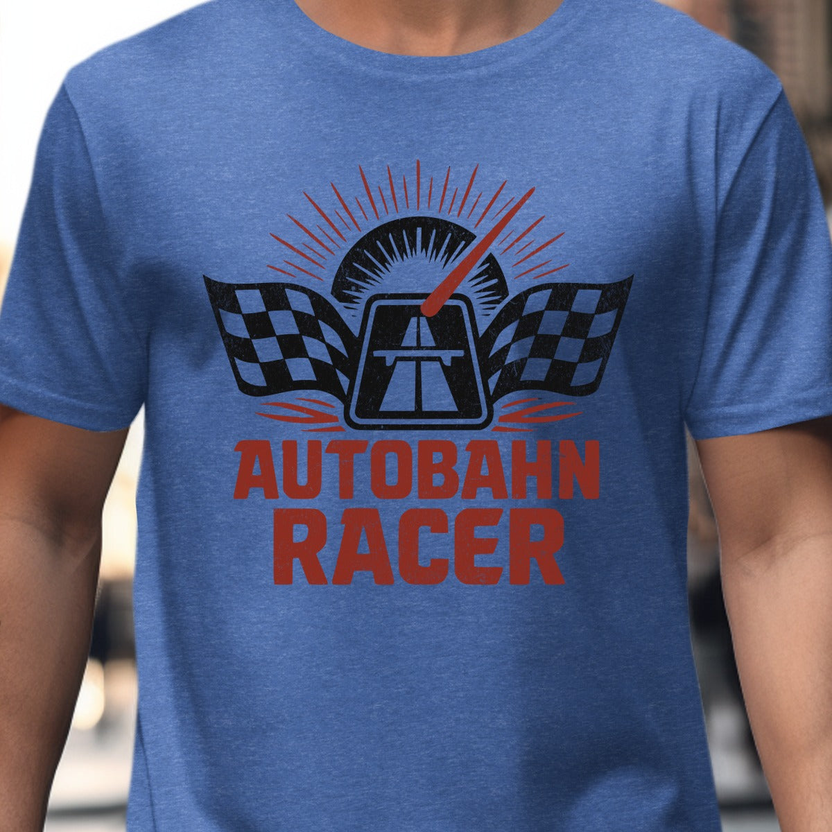 Autobahn Racer Graphic T-Shirt with Racing Design product type