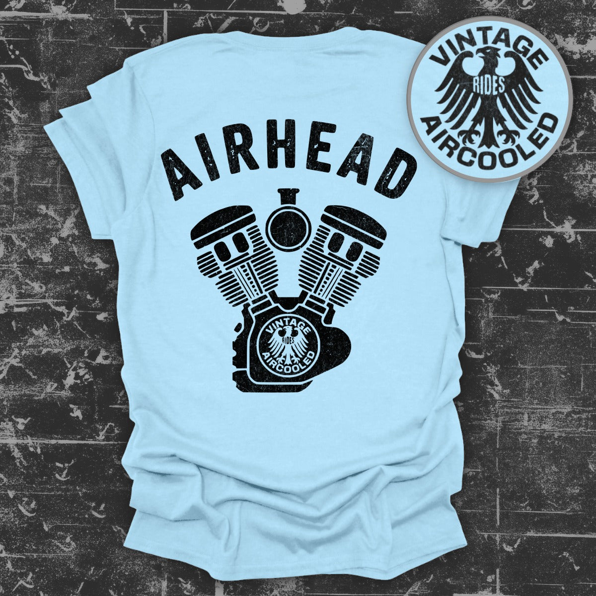 Vintage Rides Aircooled Airhead Graphic T-Shirt product