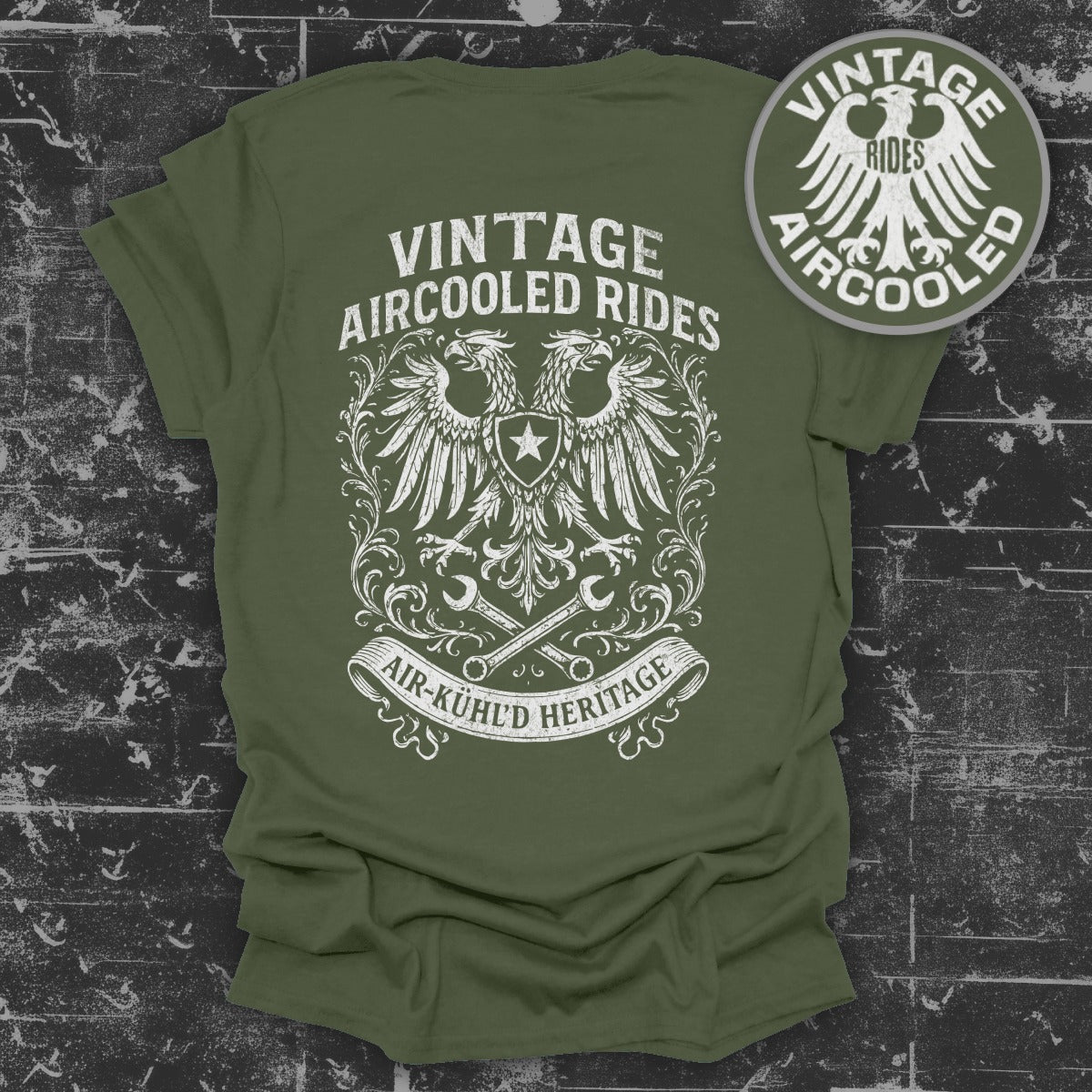 Vintage Aircooled Rides Air-Kuhl'd Heritage Shirt