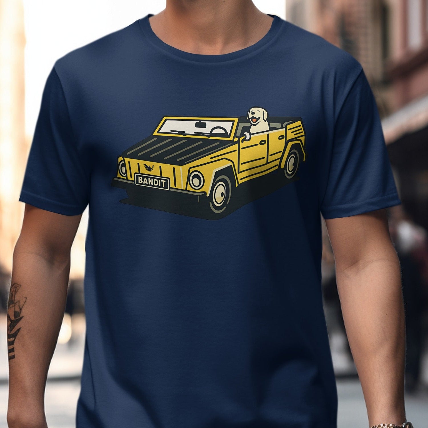 Bandit Iconic Yellow Pickup Truck Graphic Shirt product