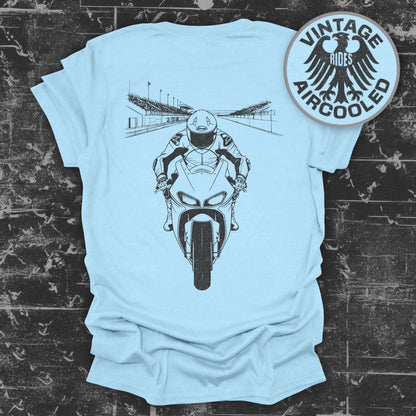 Vintage Motorcycle Rider Design Shirt product type