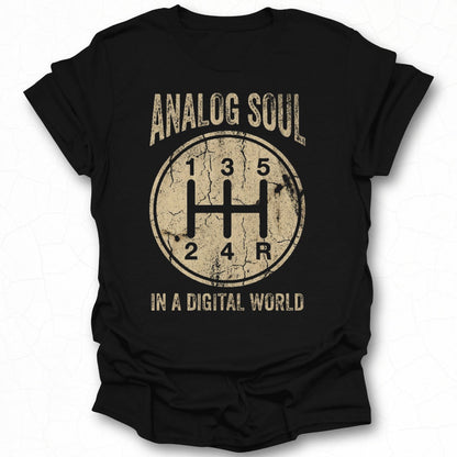Analog Soul in a Digital World Graphic Tee