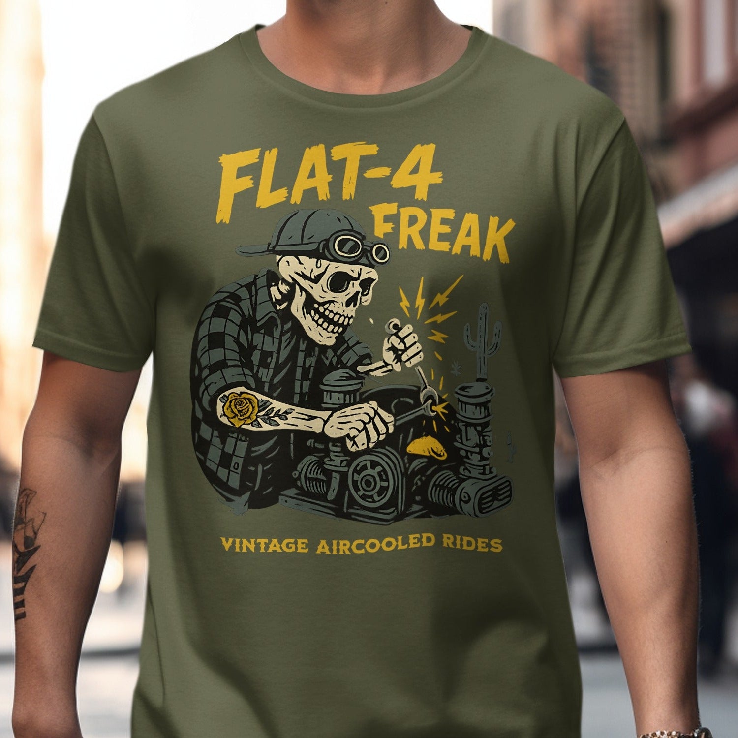 Flat-4 Freak Vintage Aircooled Rides T-shirt product