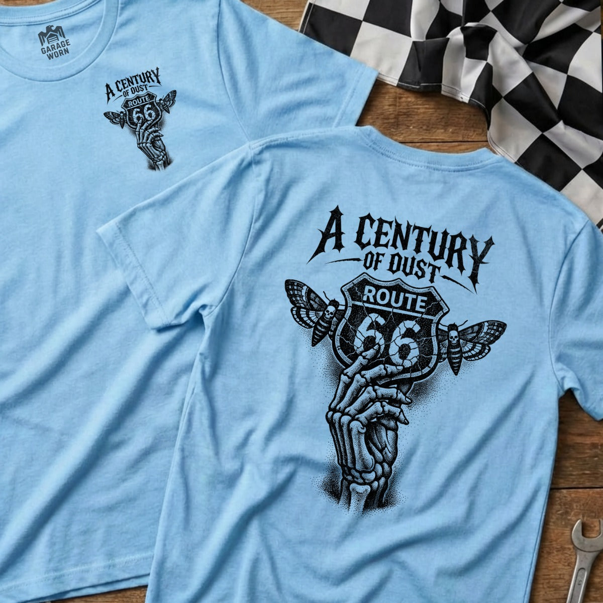 Route 66 A Century Of Dust Skeleton Hand Moths product type