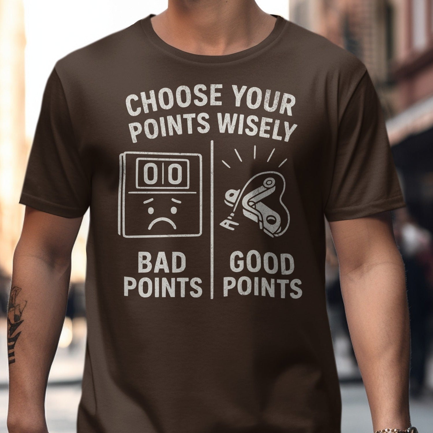 Choose Your Points Wisely Graphic T-shirt product type