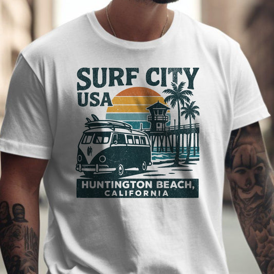 Surf City USA Huntington Beach California T-Shirt product type