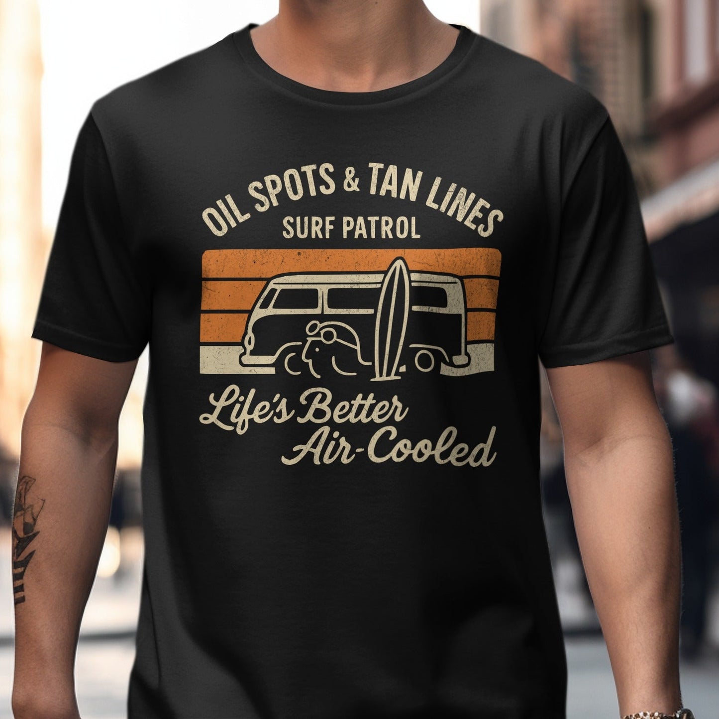 Oil Spots & Tan Lines Surf Patrol T-Shirt product type