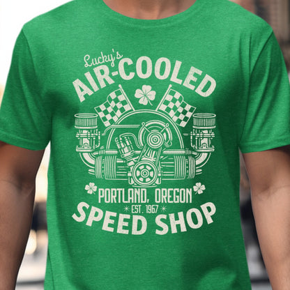 Lucky's Air-Cooled Speed Shop Graphic T-Shirt product type