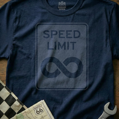 Speed Limit Infinity Sign Graphic T-shirt