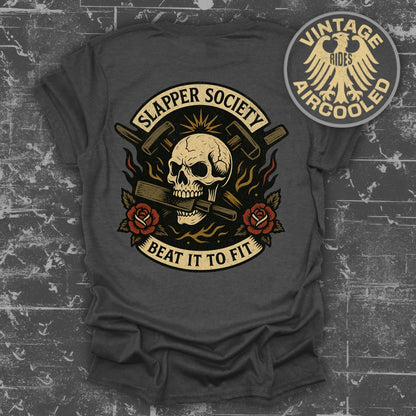 Slapper Society Beat It to Fit Skull Graphic Shirt product