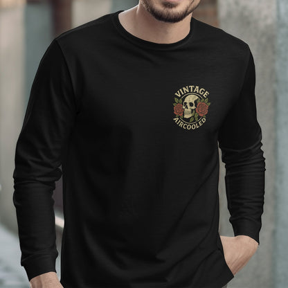 Vintage Aircooled Skull and Roses Graphic Shirt product