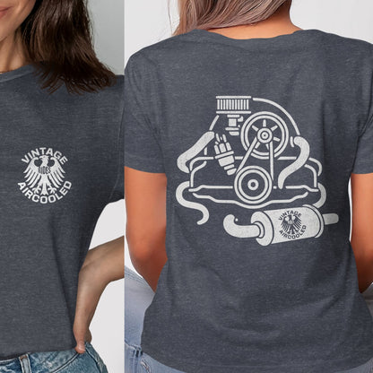 Vintage 1985 Aircooled Engine Graphic T-Shirt product type