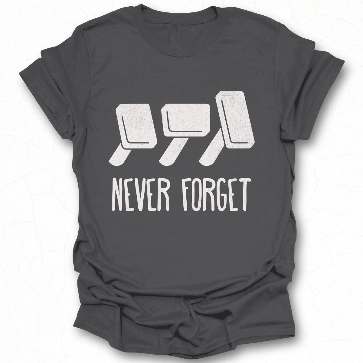 Never Forget Floppy Disk Vintage Style Shirt