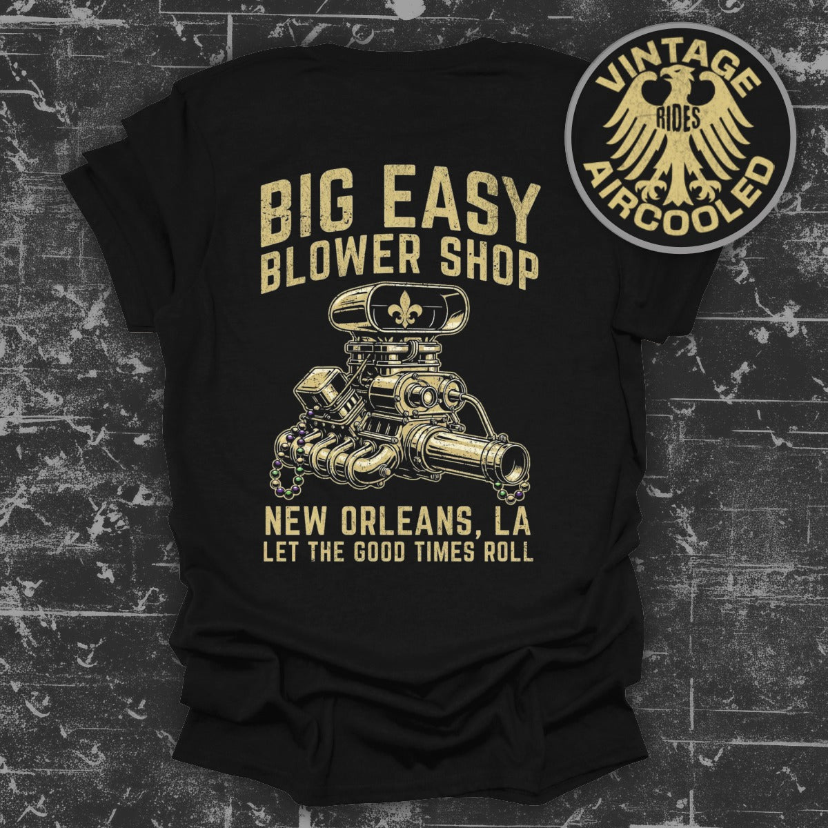Big Easy Blower Shop New Orleans Vintage Tshirt