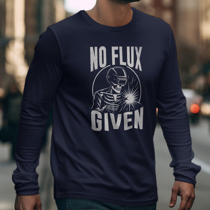 No Flux Given Graphic Long Sleeve Shirt