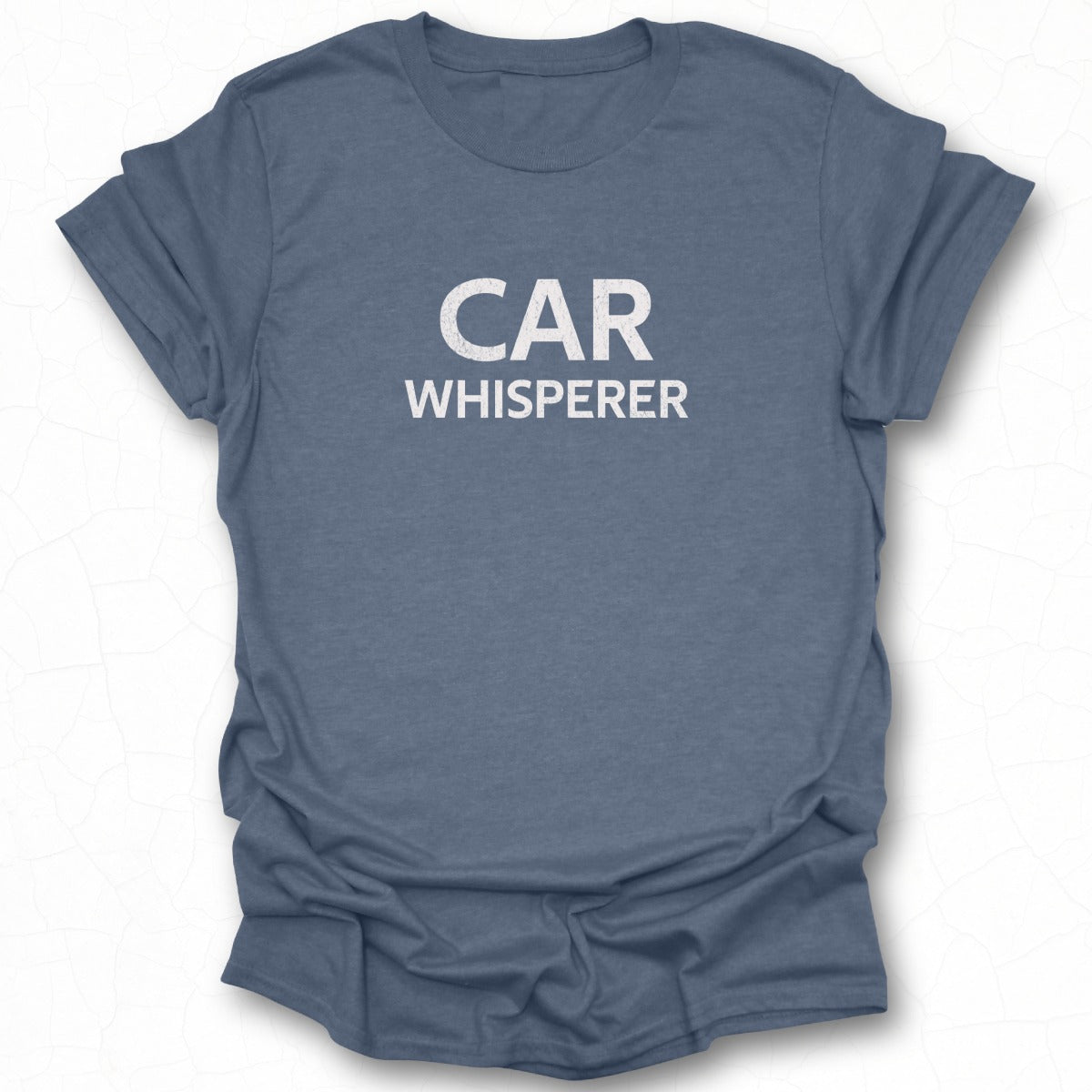 Funny Blue Car Whisperer Graphic Tee