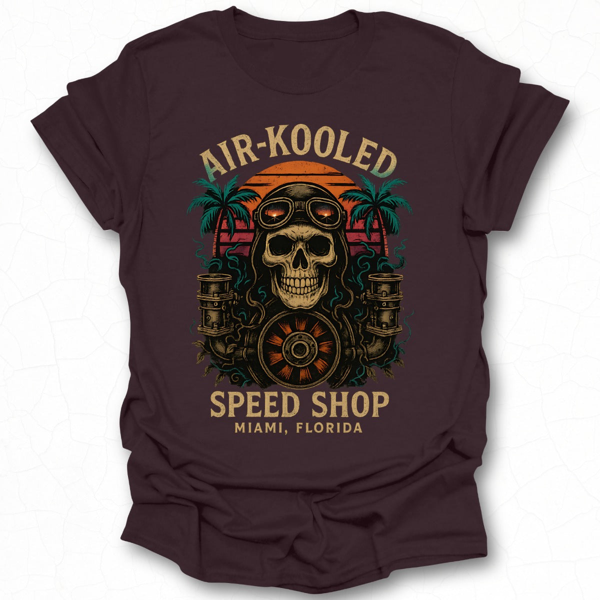 Air-Kooled Speed Shop Miami Florida t-shirt