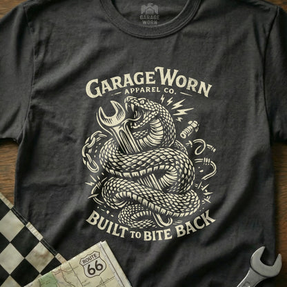 Garage Worn Apparel Snake Wrench Built To Bite Back product type