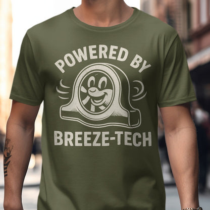 Powered by Breeze-Tech Casual T-Shirt product type
