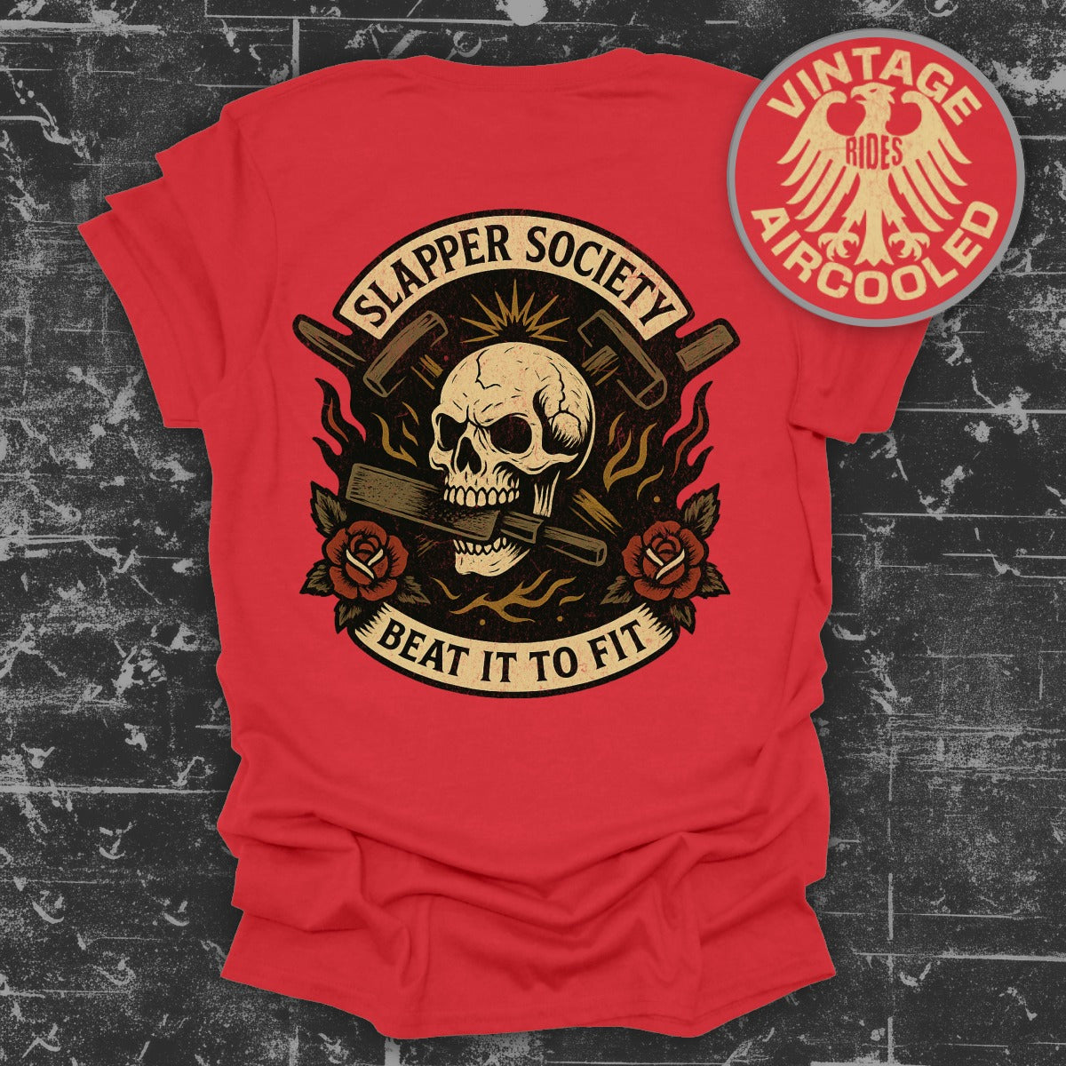 Slapper Society Beat It To Fit Skull T-shirt product type