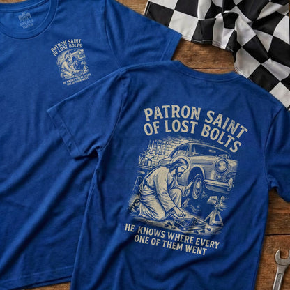 PATRON SAINT OF LOST BOLTS HE KNOWS WHERE EVERY ONE product type