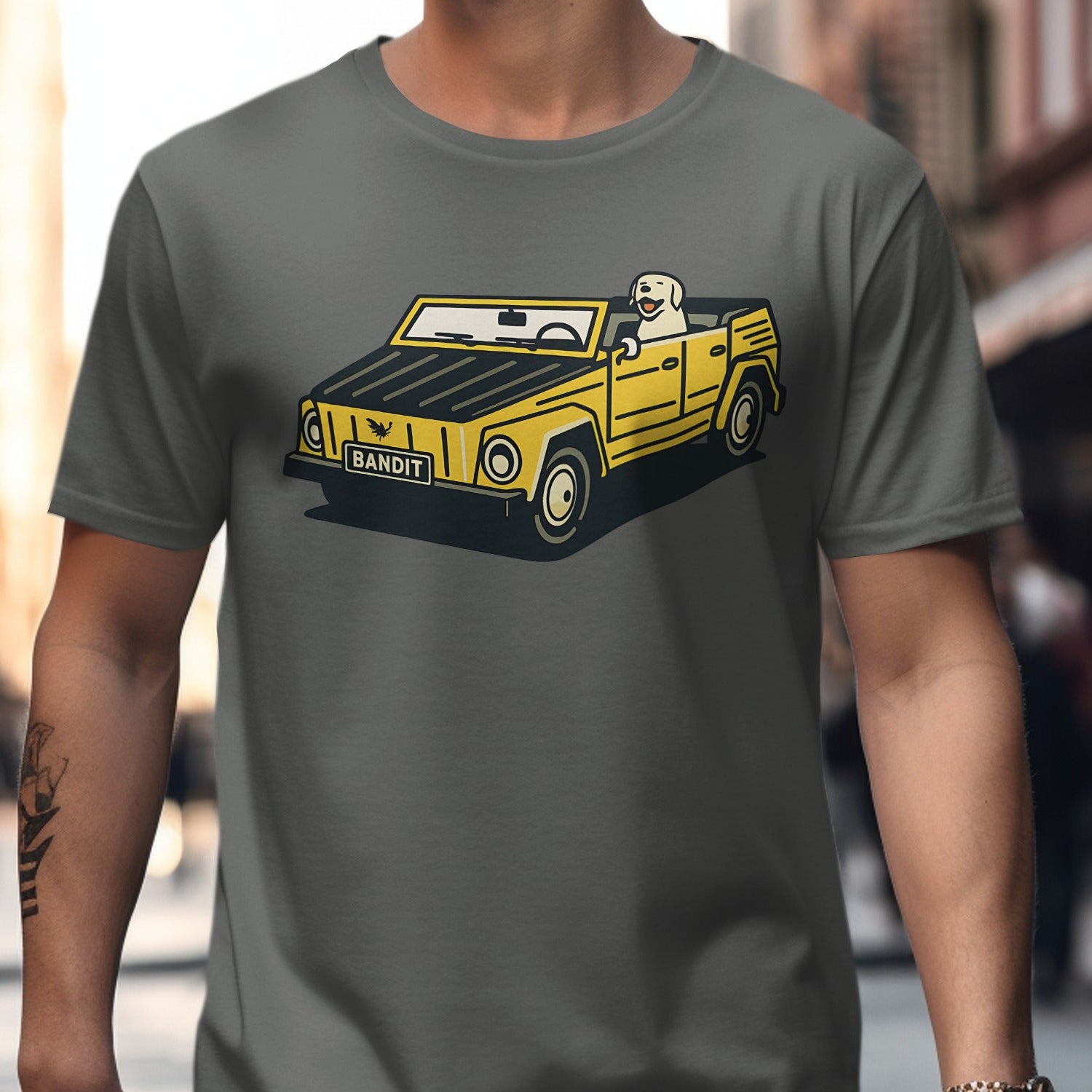 Cool Retro Bandit Pickup Truck Graphic T-shirt product
