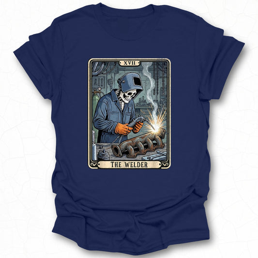 Skull Welder Graphic Tee for Welding Enthusiasts Shirt