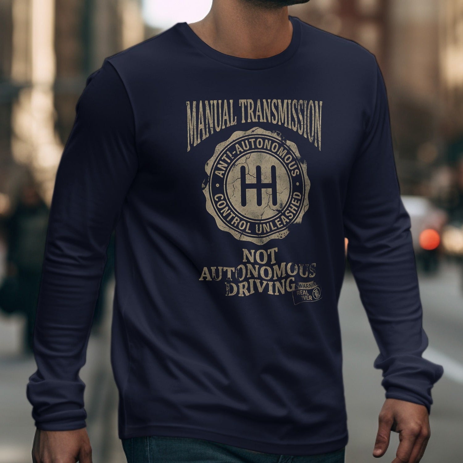 Manual Transmission Control Unleashed Long Sleeve Shirt